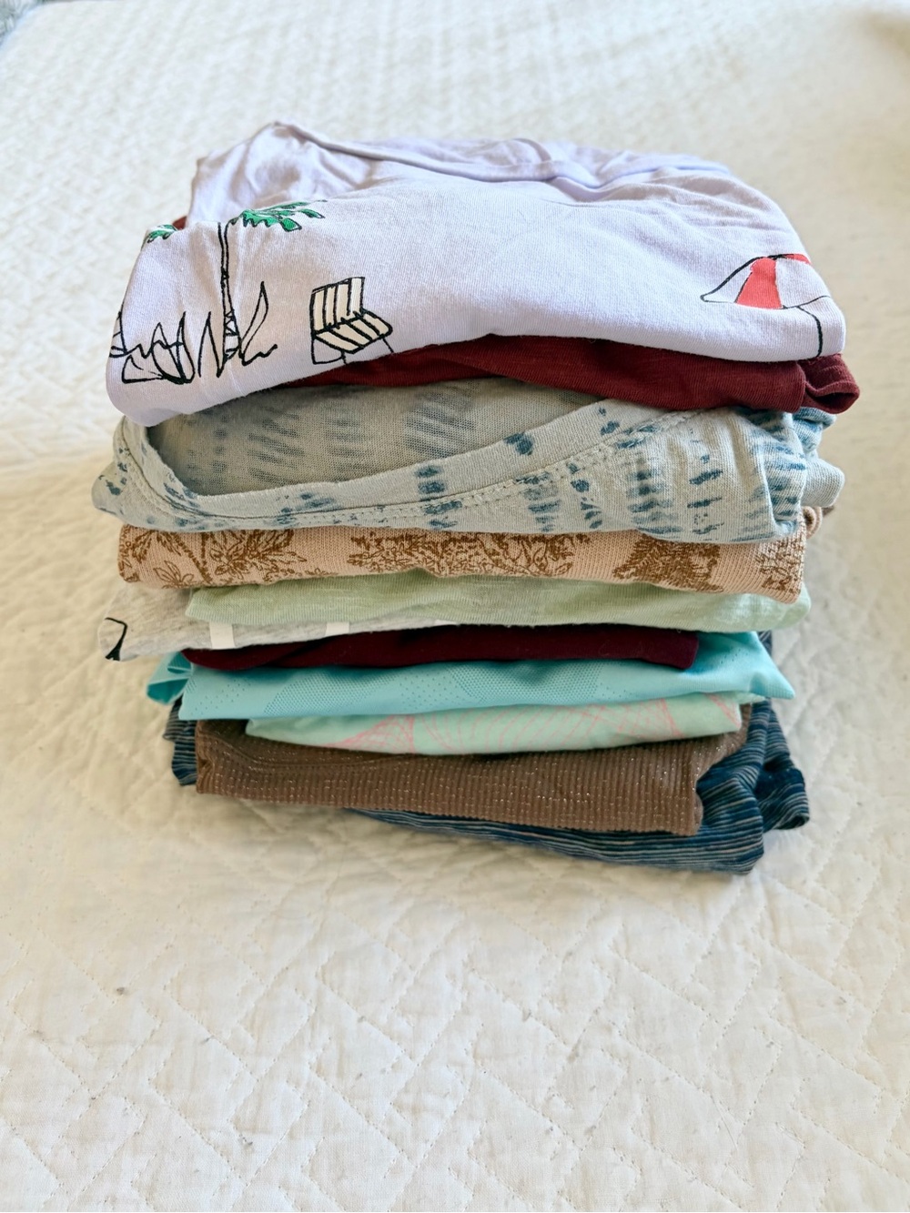 Mixed Women's Tops Stack - Multi Color Set
